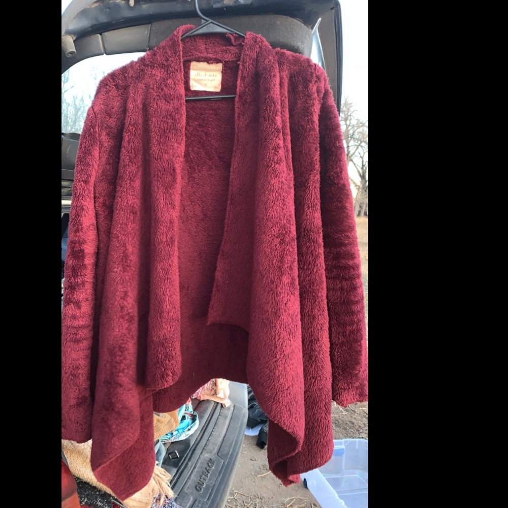 Fuzzy Cover Up Jacket